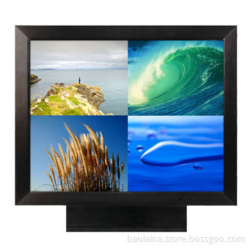 Metal BNC 10 inch CCTV monitors with integrated quad/switcher 800*600 resolution